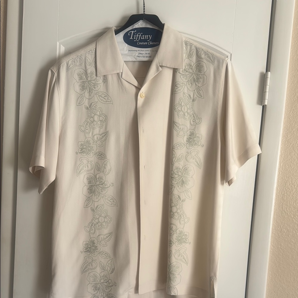 Floral Cream Men's Shirt Tommy Bahama